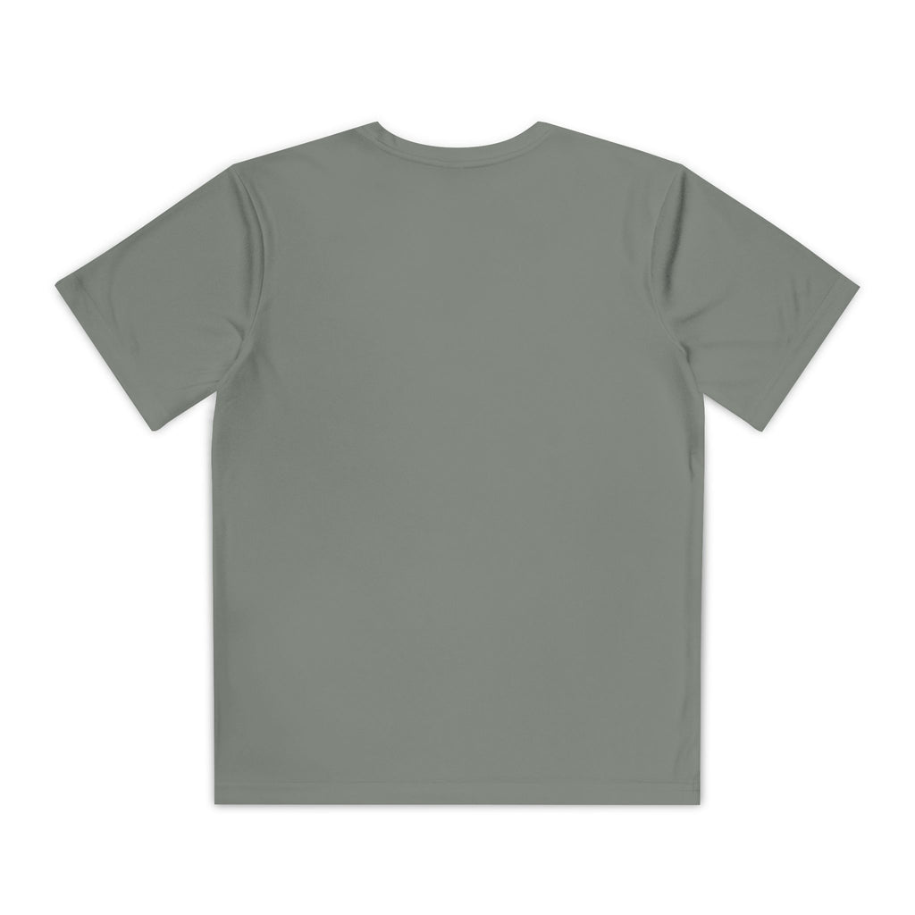 Cyber Skateboarder Youth Tee | Neon Futuristic Skate Art